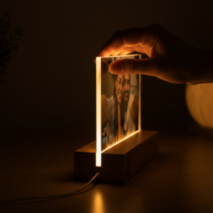 Lampe personalisée avec qr code